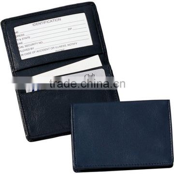 leather slim credit card holder