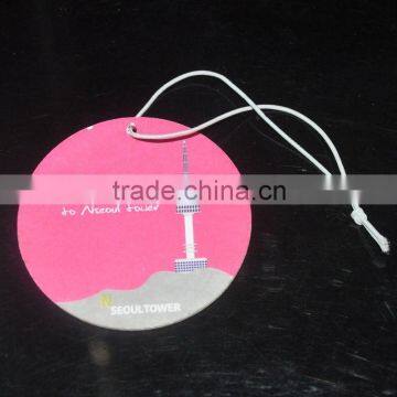 Custom design hanging absorbent paper room air freshener / air freshener for car / perfume car air fresheners