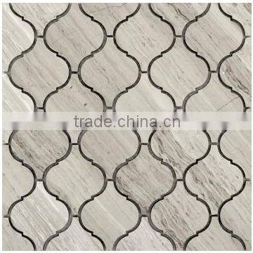 marble mosaic design, stone mosaic tiles, kitchen backsplash mosaics(PMBS169)