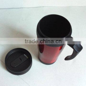 Double Wall Promotional Insulated Plastic Travel Mug
