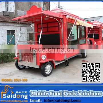 Bubble Tea Kiosk Design For Mobile Street Food cart Food Van Food KIOSK For Sale