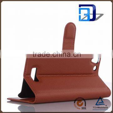 New PU Leather With Card Slots Stand Flip Wallet Case for Wiko Selfy 4G, for Wiko Selfy 4G Case Cover photo-6