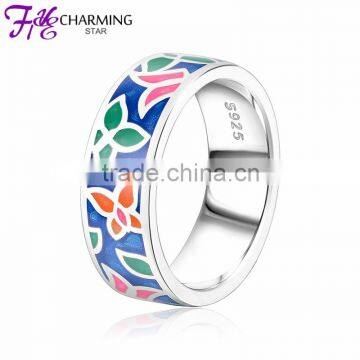 2016 Warmly Colorful Design Value 925 Silver Ring