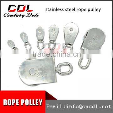 China Supplier Stainless Steel Wire Rope Pulley