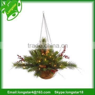 Holiday popular wholesale plastic christmas wreath decoration