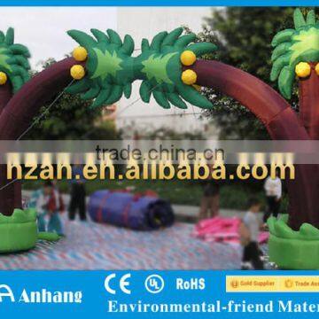 Inflatable Coconut Tree Entrance Arch for Outdoor Decoration