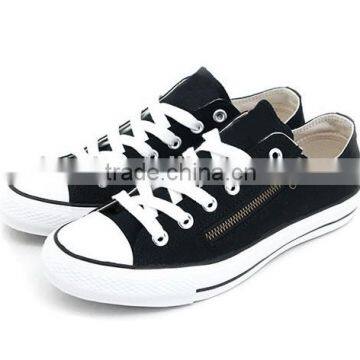 Side Zip Decorated Rubber Sole Platform Slip on Women Sneakers Cheap Casual Canvas Shoes 2016, Shoes Women Ladies photo-4