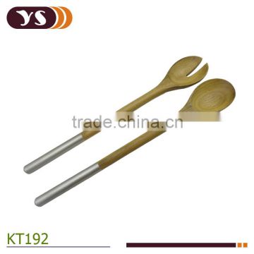 New Style acacia wood salad serving spoon set