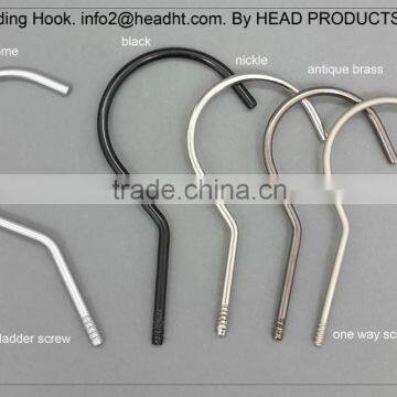 The HEAD Polished Chrome Swivel Metal Hook Ball End Hooks Different Sizes Hanger WARM GREY COLOR Hooks Metal Fitting photo-4