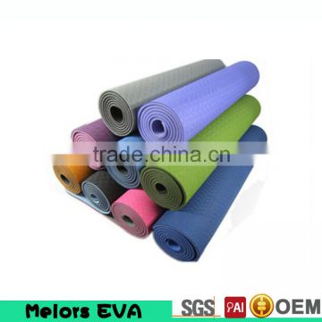 Eco friendly Melors Yoga mats custom printing natural nbr custom printing tpe yoga mat factory