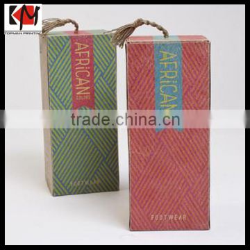 Full Color Printed Shoe Box Custom Paper Packaging Box