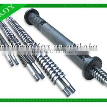 pipe extrusion screw barrel conical twin screw barrel for PVC pipe/sheet/profile