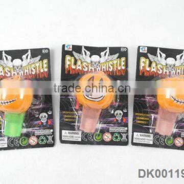 Lighting lovely pumpkin face plastic whistle