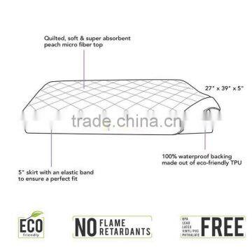 Qult Waterproof Bound Baby Pad Softtextile Baby Changing Mat