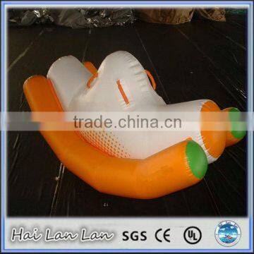 Cheap hot sale inflatable water seesaw for swimming pool