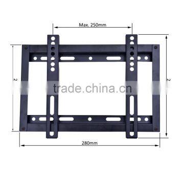 China Supplier 2015 Low Profile Slim Universal Vesa 200*200 Fixed Lcd Led Plasma tv Mount for 14 - 32" Flat Screen
