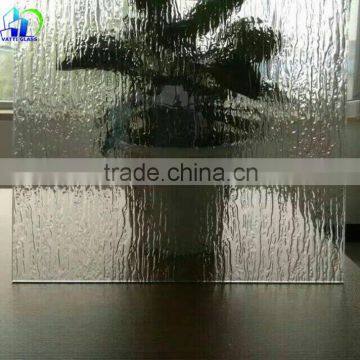 3-6mm Rain Patterned Decorative Glass-Figured Window Glass