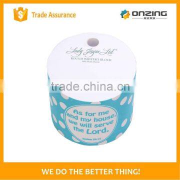 Promotional Paper Cube Shape Small Size Pocket Notepad With Pen Hole photo-5