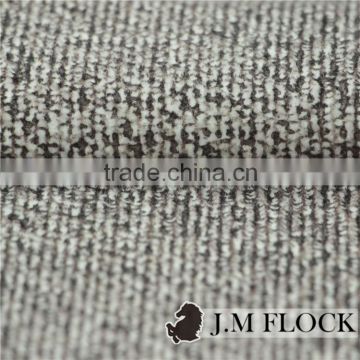 Professional manufacture textile fabric printed polyester flock fabric from china