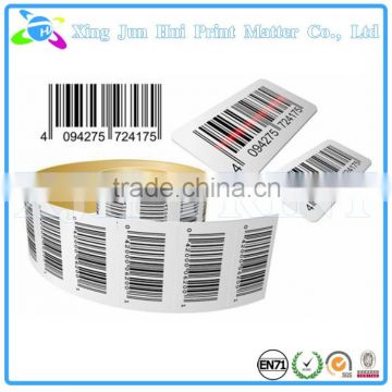 Vinyl sticker paper roll barcode