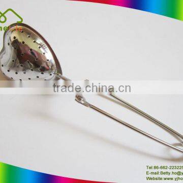 Hot sale good quality stainless steel heart stype tea infuser