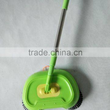 360 Rotating Hand-propelled Floor Sweeper Manual Cleaner photo-3