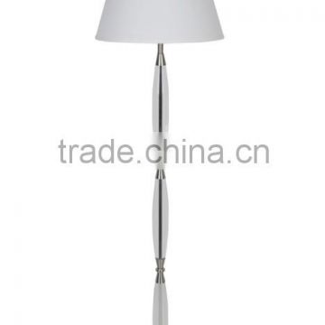 Modern Brushed steel /Clear crystal Floor Lamp Hotel lamp