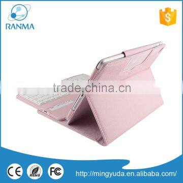 Removeable Tablet pc Leather Bluetooth Wireless Keyboard Case for Ipad Air 2