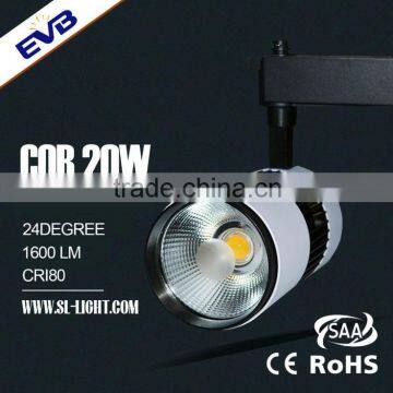 Hot-selling with high lumen 20w 30w cob led track light fittings