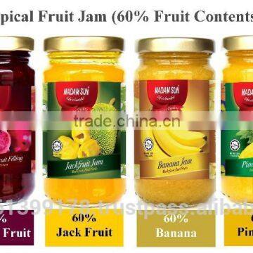 Tropical Fruit Jam with 60% Fruits Contents