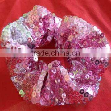 Sequin Elastic Hair Band(purple)