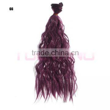 No Shedding Factory Price Synthetic Straight Wavy Hair Extension