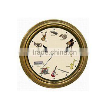 Cason musical wall clock instrument sound wall clock