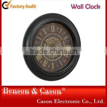 Home Decoration Antique Classical Plastic Wall Clock