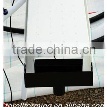 high quality Special embossments elevated hydroponic metal gutter roll forming machine