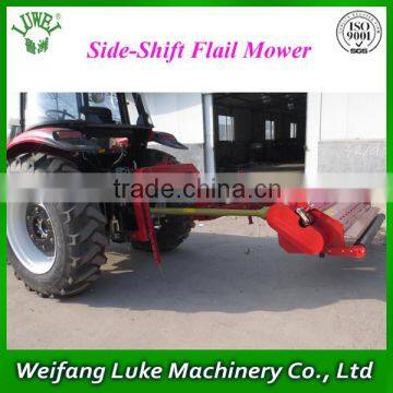 Tractor rear mounted hydraulic Side-shift flail mower lawn mower