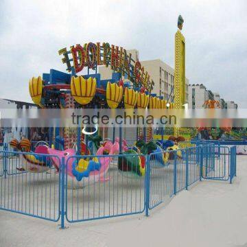 new amusment ride carousel flying sea horse for kids and family