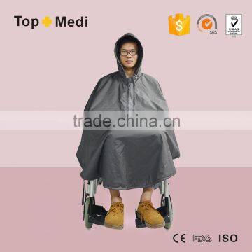 Topmedi New Design of Waterproof Raincoats Hot Sale Elderly Care Products Wheelchair Capes for Disabled Users
