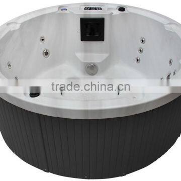 New luxurious bubble spa bathtub Royal 7 seats round massage spa pool