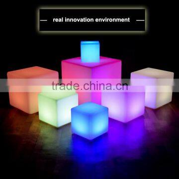 16 colour light flashing ways waterproof led cube furniture ,led cube 40 cm,led cube