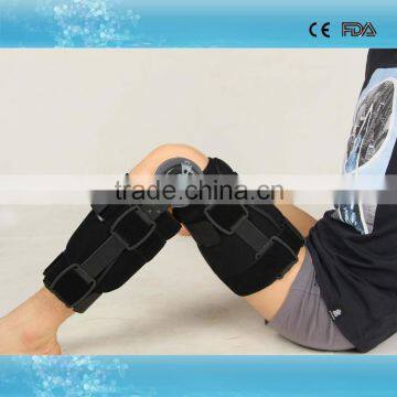 ROM knee joint fixing brace orthopedic hinged knee brace as seen on tv