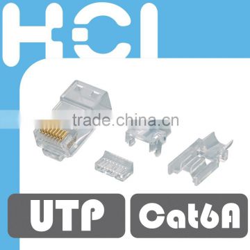 RJ45 Cat5e Cat6 Cat6A UTP STP 8P8C Connector Module Plug