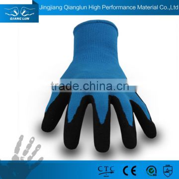 QL Latex dipping latex palm coated latex coated work gloves