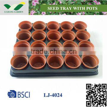 Seed plant insert pot tray with 20 cells LJ-4024