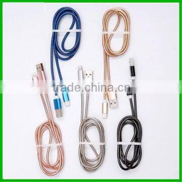 Newest Spring Metal Mobile Phone Usb Charger Data Cable for Iphone photo-5