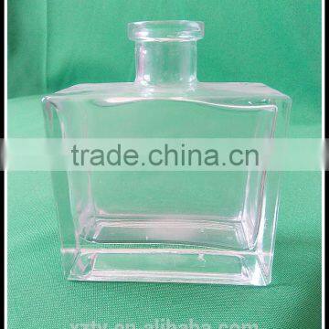 200ml glass rectangular bottle with pump sprayer for perfume