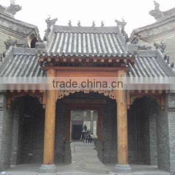 Chinese classical drip semicircle pan enclosed roof materials