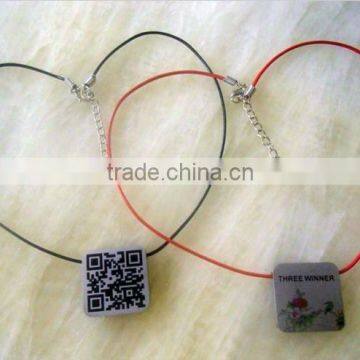 Newly fashion qr id necklace