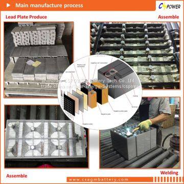 China supply 12V85Ah deep cycle AGM Battery - solar system