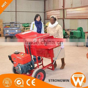 Henan Strongwin small manual soybean corn thresher machine with best price